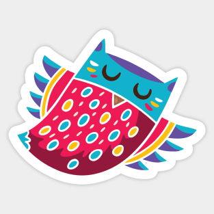 owl lovers - cute owl Sticker